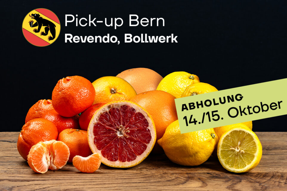 2kg Grapefruits, 2kg Clementinen, 1kg Zitronen pro Kiste –<br>Abholung im revendo Bern