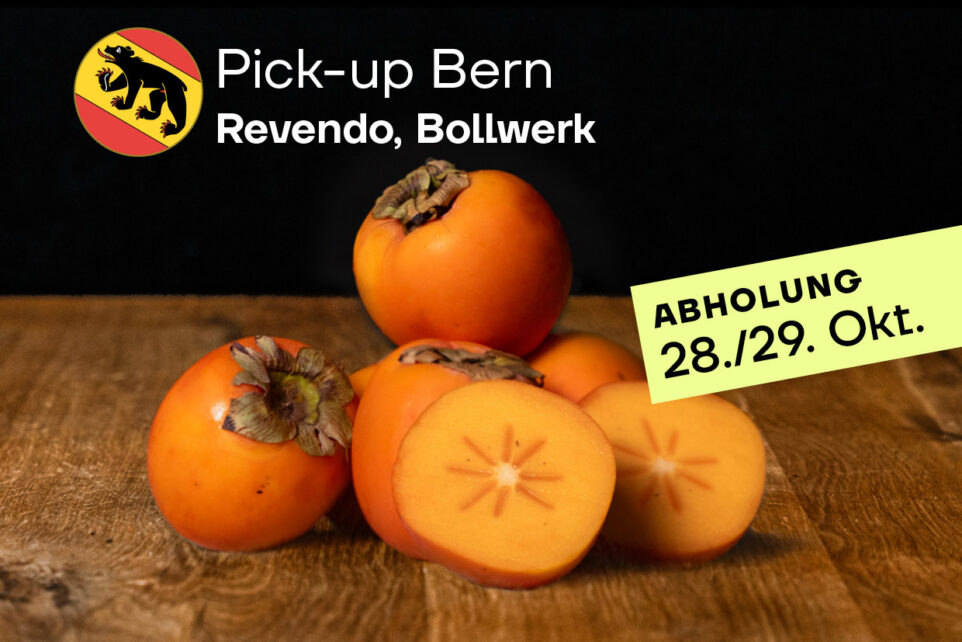 Kaki «Jiro»<br>3.25kg Karton –<br>Pick up at revendo Bern