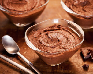 Foto von Veganes Mousse au Chocolat mit Aqua Faba