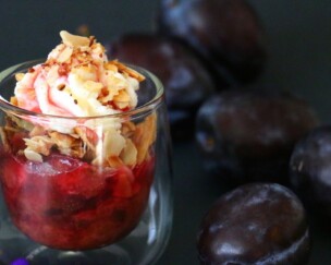 Foto von Simples Zwetschgendessert