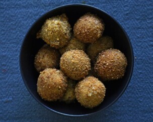 Foto von Panierte Linsenbällchen