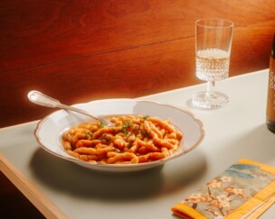 Foto von Pasta e Ceci – Pasta mit Kichererbsen