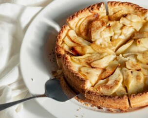 Foto von Apfelwähe aus Einkorn