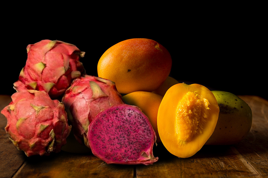 Frische Post: 2kg Mangos «Osteen» & 2kg Pitayas