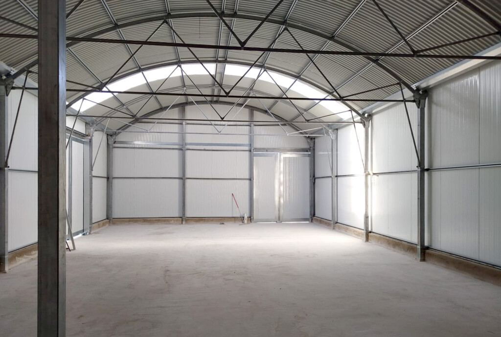 Innenansicht Neubau Verarbeitungshalle